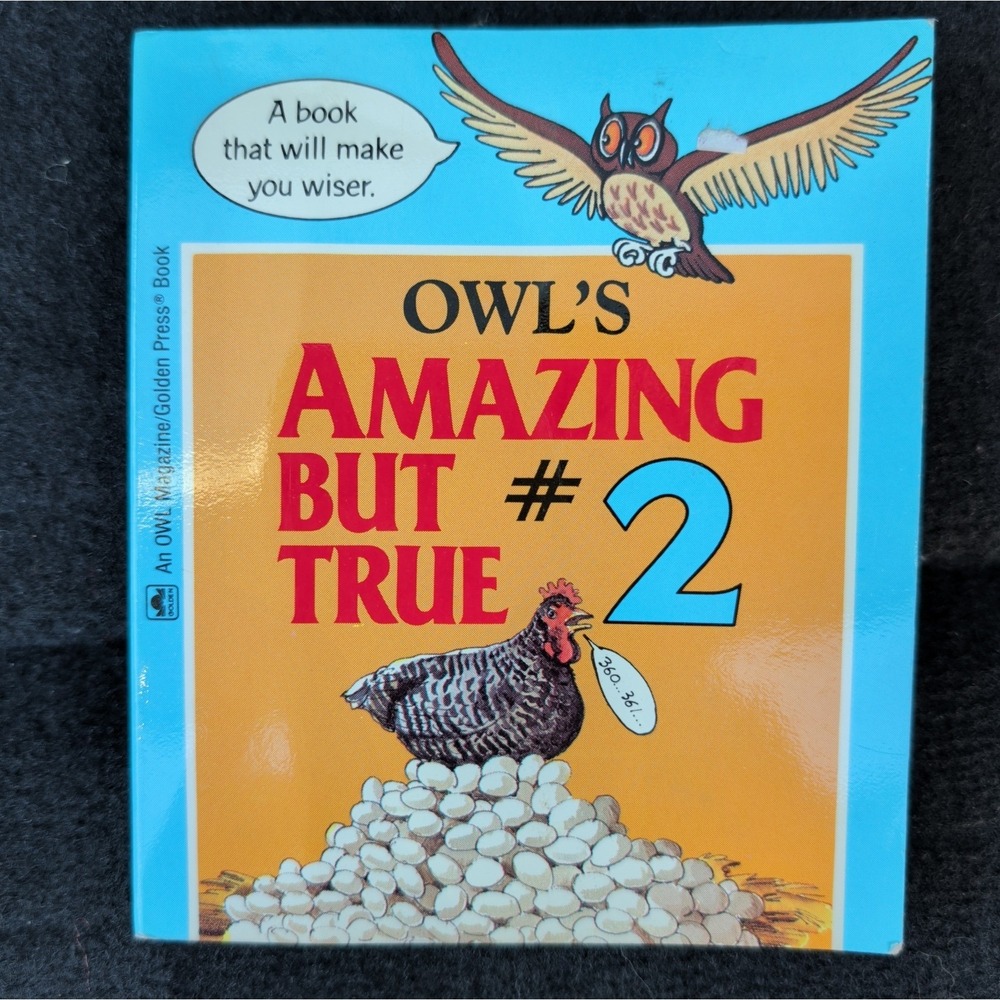 1983 OWL'S Amazing But True #2 pb small BOOK Owl Magazine